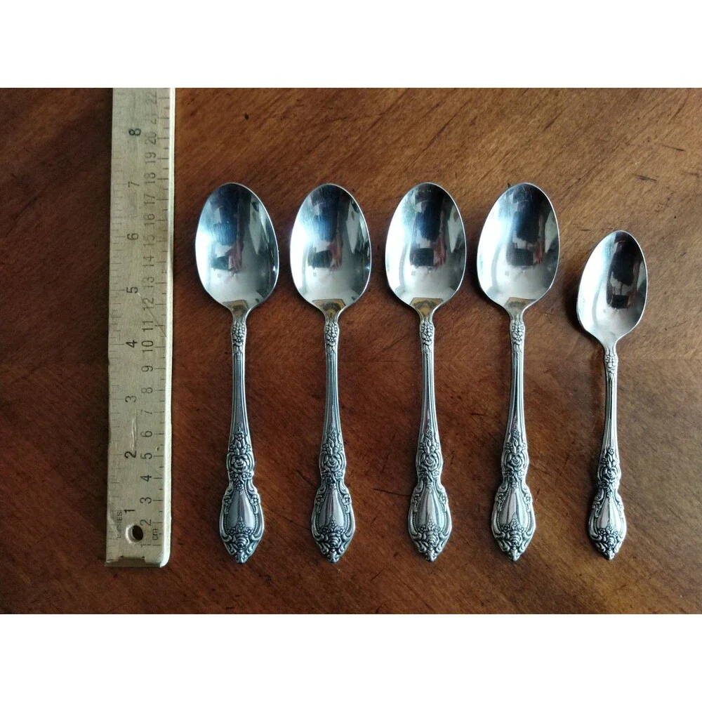 Mixed Lot 5x Oneida Wordsworth Table Soup Spoon 6.8